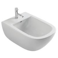 GLOBO Stockholm Биде подвесное 51*37см, с системой скрытого крепежа, с 1 отв под смес, цвет белый цена с нашего склада на 1шт)