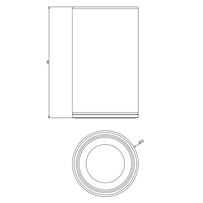 GESSI 316 Стакан настольный, цвет: черный/Black XL