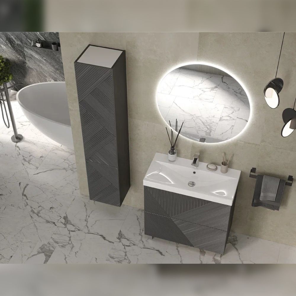 Пенал (35см) Velvex Edge pp.EDG.35, графит, артикул pp.EDG.35 графит