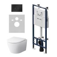 IS100138.741701 Инсталляция MasterFit с клав L черн мат с подвес унит SenseFlashClean с сид м IS100138.741701 Инсталляция MasterFit с клав L черн мат с подвес унит SenseFlashClean с сид м
