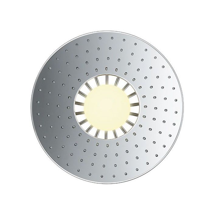 AX LampShower Верхний душ, Ø 275мм, 1jet,  потолочныы монтаж, с подсветкой, дизайн Nendo, цвет: хром AX LampShower Верхний душ, Ø 275мм, 1jet,  потолочныы монтаж, с подсветкой, дизайн Nendo, цвет: хром