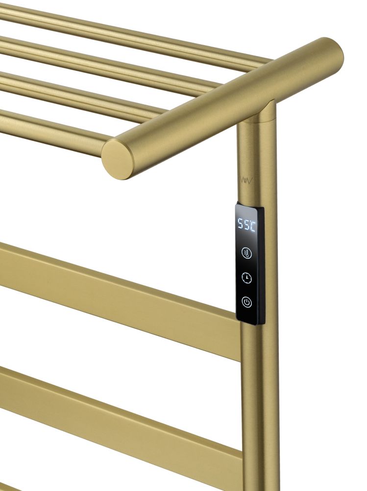 Полотенцесушитель электрический WONZON & WOGHAND ESSEN, Брашированное золото (WW-A403-BG)