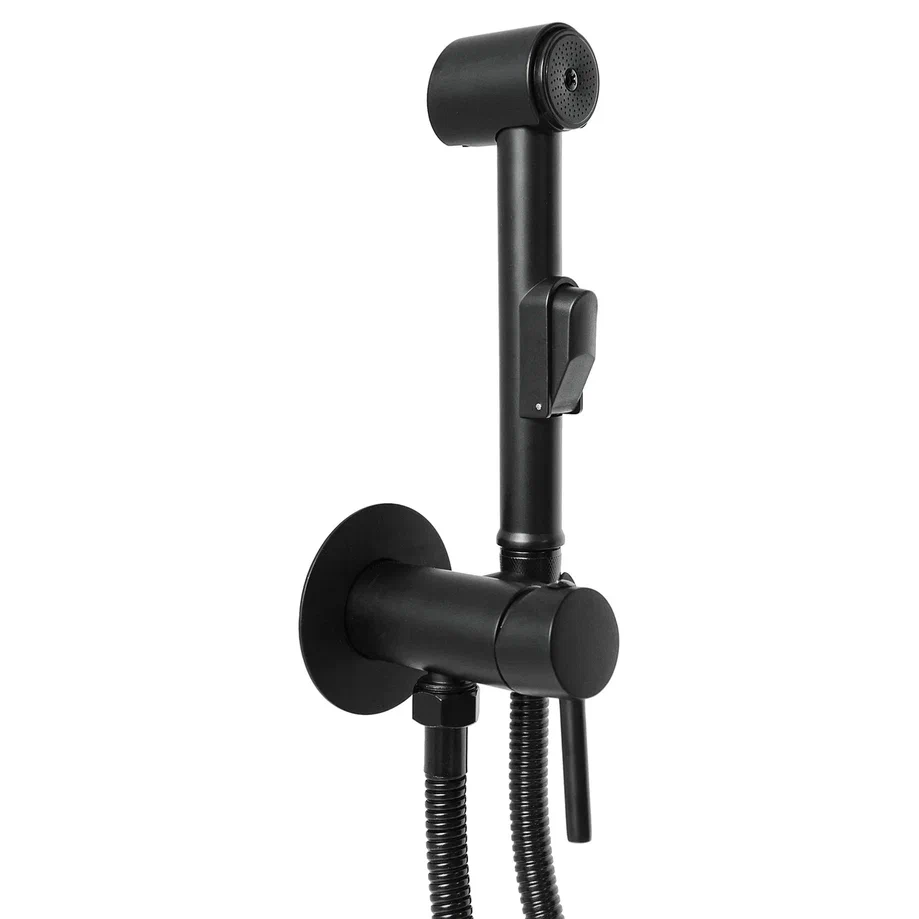 Гигиенический душ со смесителем Славен СЛ-ОД-Д53, черный