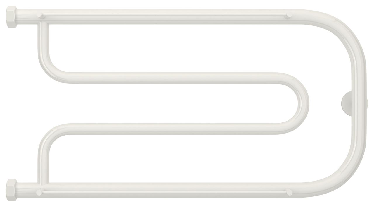 Полотенцесушитель водяной "Гусли+" 2П 320х650 Н. Г. 1" (Белый)