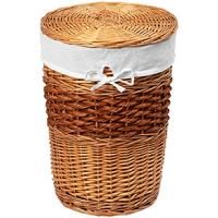 Корзина для белья WasserKRAFT Main 37x37x48 WB-410-M с крышкой Коричневая Корзина для белья WasserKRAFT Main 37x37x48 WB-410-M с крышкой Коричневая