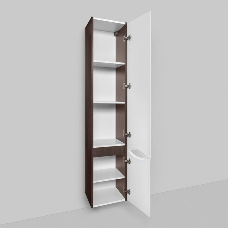 Шкаф пенал AM.PM Like 35 R M80CHR0356VF подвесной Белый/венге Шкаф пенал AM.PM Like 35 R M80CHR0356VF подвесной Белый/венге