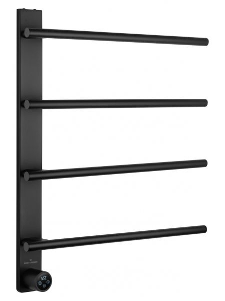 Полотенцесушитель электрический WONZON & WOGHAND NÜRNBERG, Черный матовый (WW-AL344-MB)