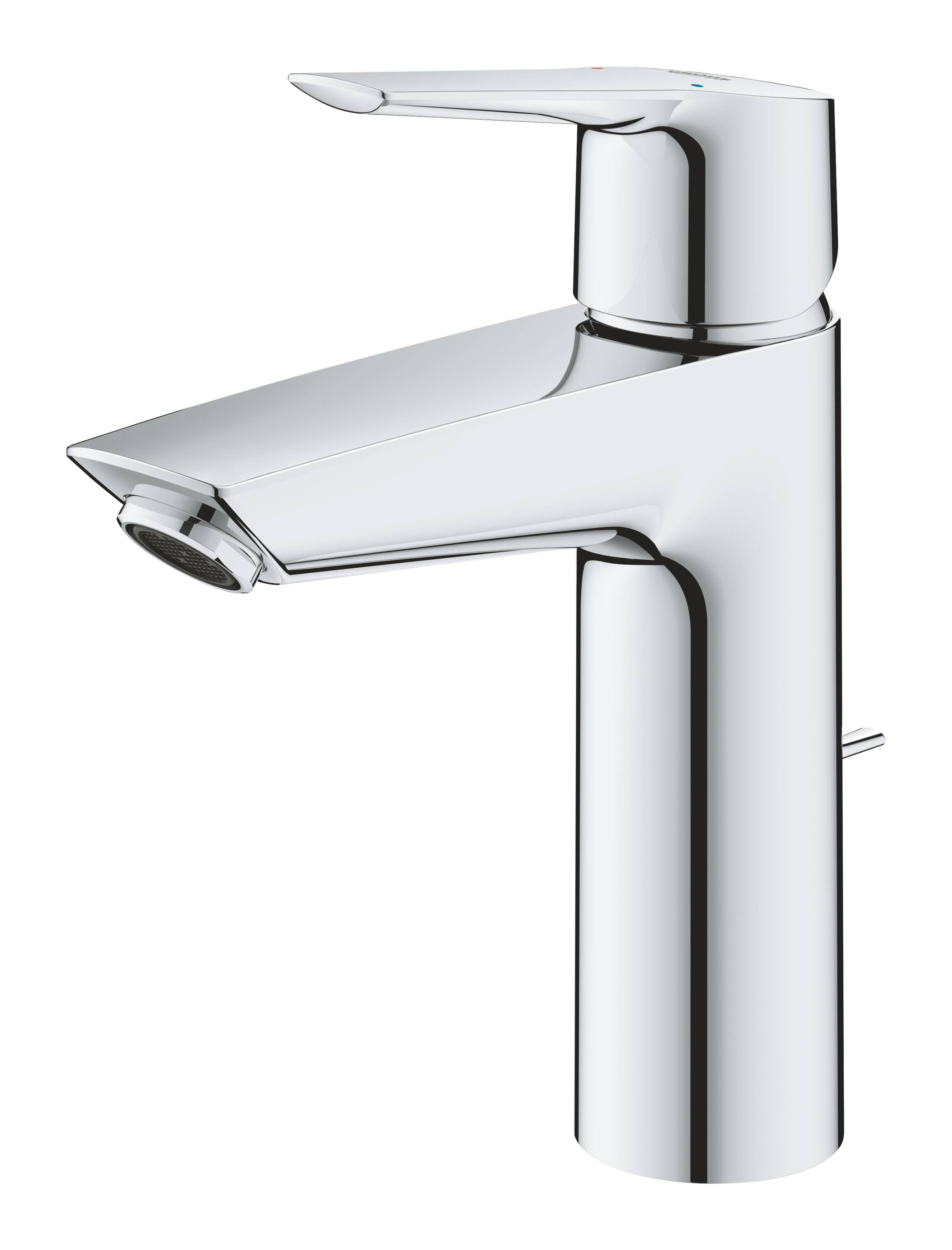 Смеситель для раковины GROHE Start с рычажным донным клапаном, хром (23455002) Смеситель для раковины GROHE Start с рычажным донным клапаном, хром (23455002)