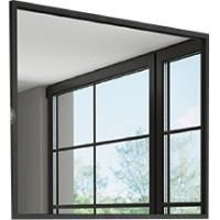 Зеркало Comforty Бредфорд 90 4147988 Черное