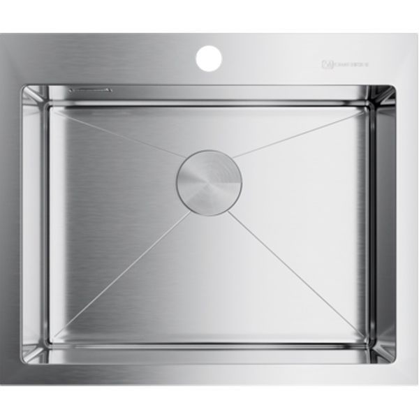 Мойка, OMOIKIRI, Akisame, ширина, мм-590, глубина, мм-510, высота, мм-200, тип установки-встраиваемый, отверстия для смесителя-1, с переливом, сифон и донный клапан с декоративной накладкой в комплекте, материал-нержавеющая сталь, крепления в комплекте, ц