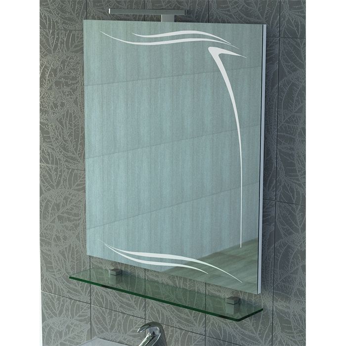 Зеркало Vigo Olivia 70 с подсветкой Белое