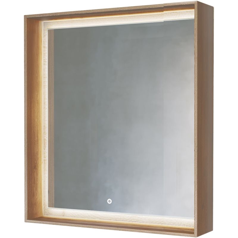 Зеркало Raval Frame 75 с подсветкой Белое Зеркало Raval Frame 75 с подсветкой Белое