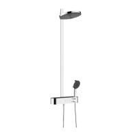 HANSGROHE PULSIFY Душевая стойка с термостатическим смесителем, верхним душем Ø260 мм с 2 режимами, ручным душем и шлангом, цвет хром HANSGROHE PULSIFY Душевая стойка с термостатическим смесителем, верхним душем Ø260 мм с 2 режимами, ручным душем и шлангом, цвет хром