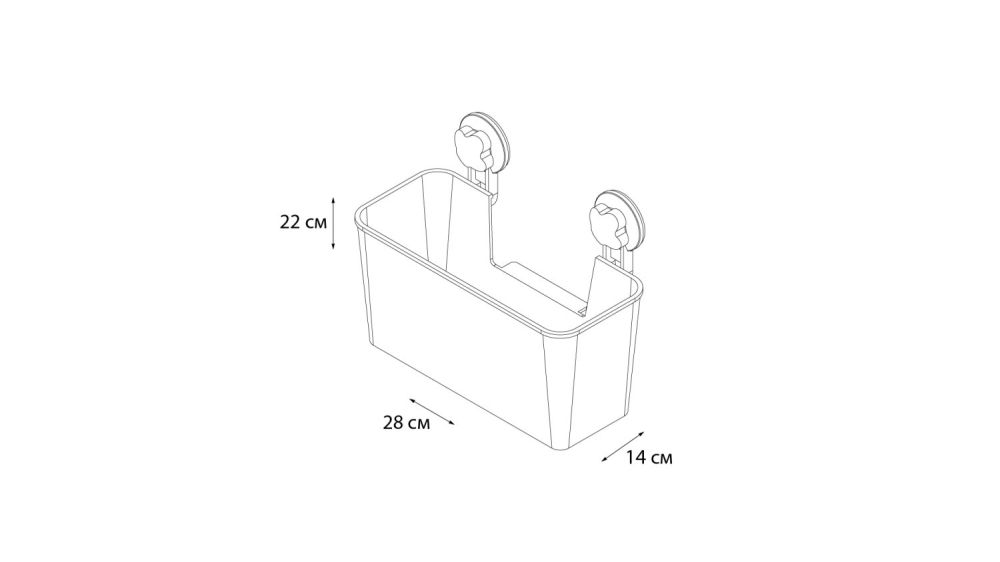 Полочка прямоугольная одноэтажная Grampus Blonde, GR-7085, белая, артикул GR-7085