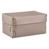 Colombo Adj Коробка Snob, 25x15H13,5 см , цвет: капучино/шоколад Colombo Adj Коробка Snob, 25x15H13,5 см , цвет: капучино/шоколад