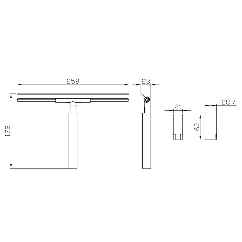 Скребок для стекол и зеркал Rav Slezak COLORADO COA1401, хром