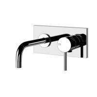 Gessi Emporio Via tortona Bнешняя часть для настенного смесителя с коротким изливом, без донного клапана, цвет: Chrome
