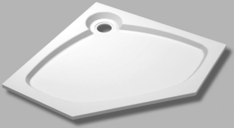 Поддон из литьевого мрамора Cezares Tray S P 90x90x6 Белый