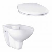 Унитаз подвесной безободковый GROHE Bau Ceramic с сиденьем без микролифта (NW0002) Унитаз подвесной безободковый GROHE Bau Ceramic с сиденьем без микролифта (NW0002)