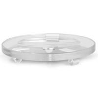 Bertocci Cinquecento Мыльница настольная, цвет: прозрачное стекло/белый матовый