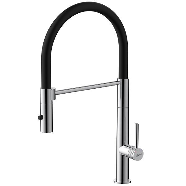 Смеситель Lemark Beluga для кухни с гибким изливом (LMF-8074B-C)