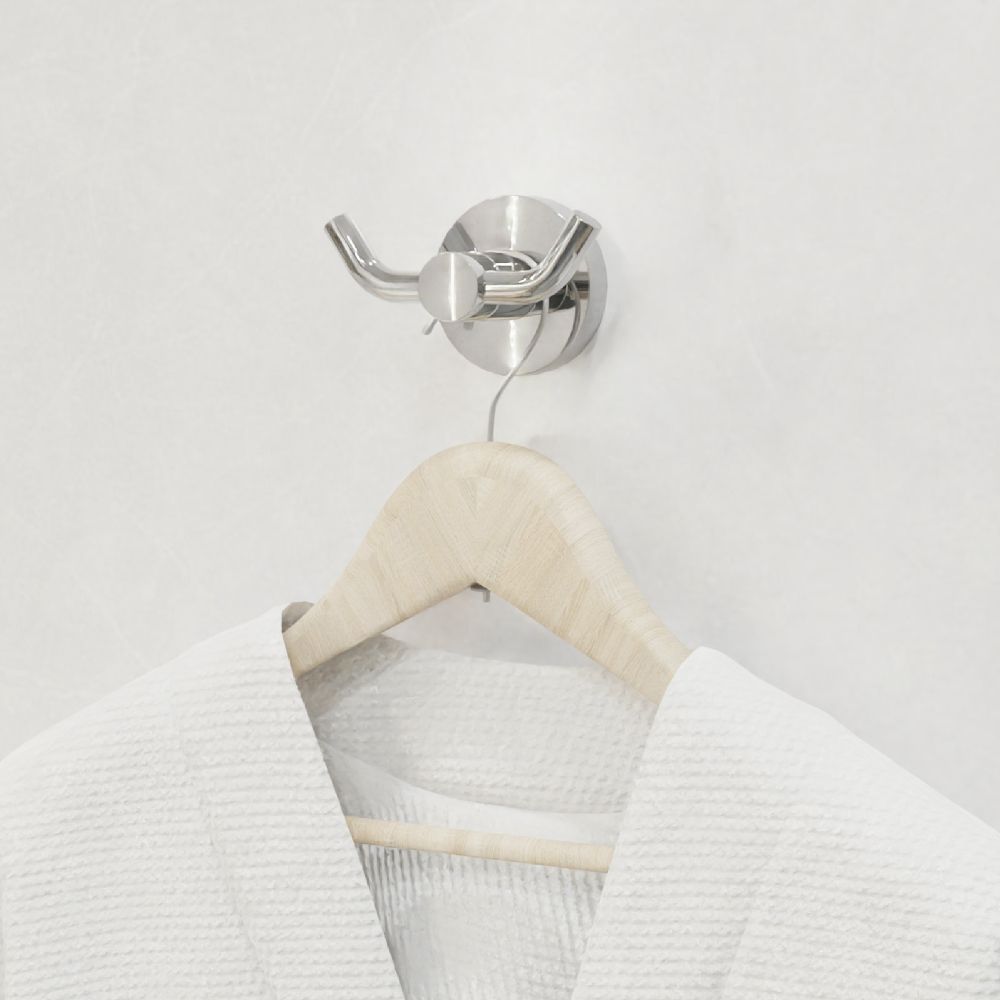 Двойной крючок для ванной FIXSEN COMFORT CHROME FX-85005A, хром