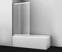 Main 41S02-100 LM Fixed Стеклянная шторка на ванну, раздвижная/распашная, двухстворчатая с матовым стеклом, левая, с фиксатором