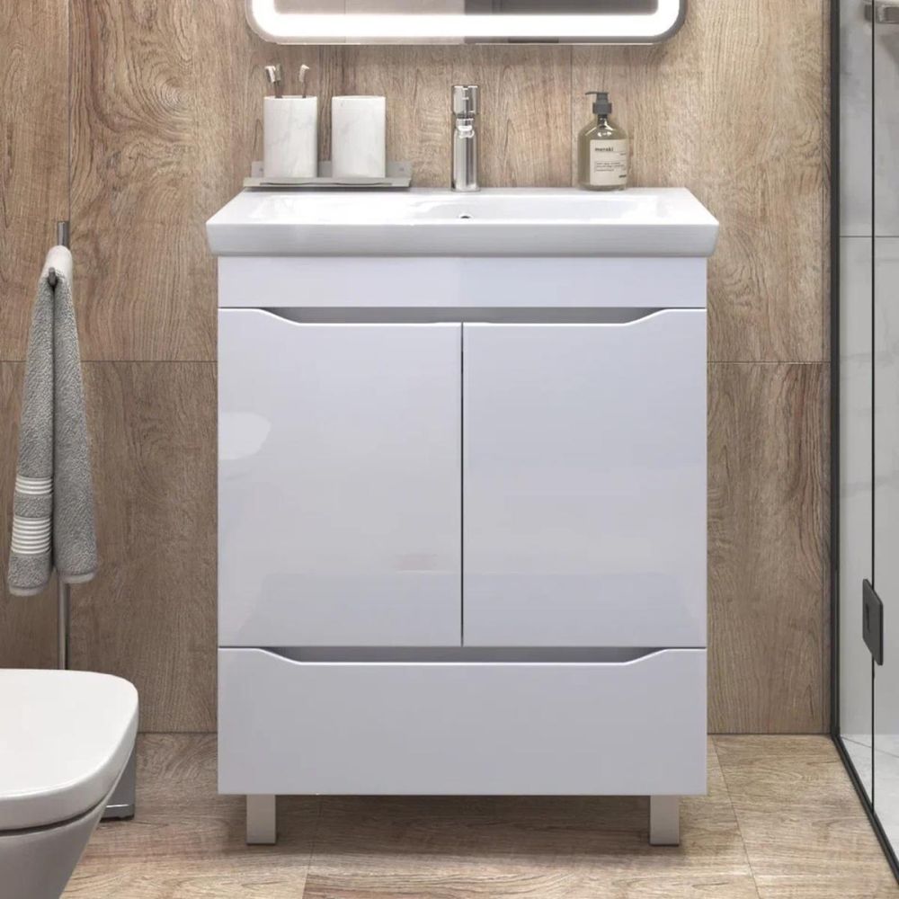 Тумба с раковиной напольная VIGO Grani 285, 70 см, артикул 285-com