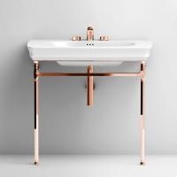 Artceram CIVITAS Металическая структура Quadra 76х44хh80,5см для раковины 90, цвет: розовое золото