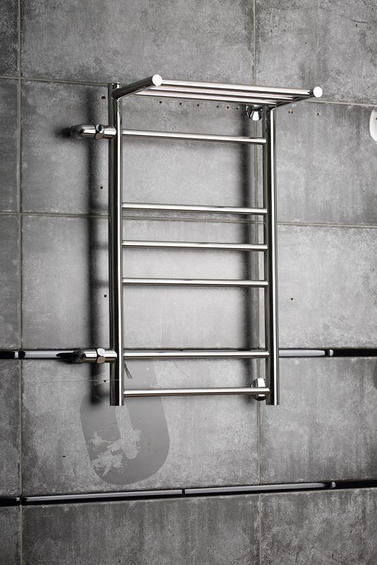 Водяной полотенцесушитель Тругор Аспект 3 П ПМ L 80x40 с полкой Хром