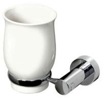 Стакан для зубных щеток WasserKRAFT K-24228 Хром Белый