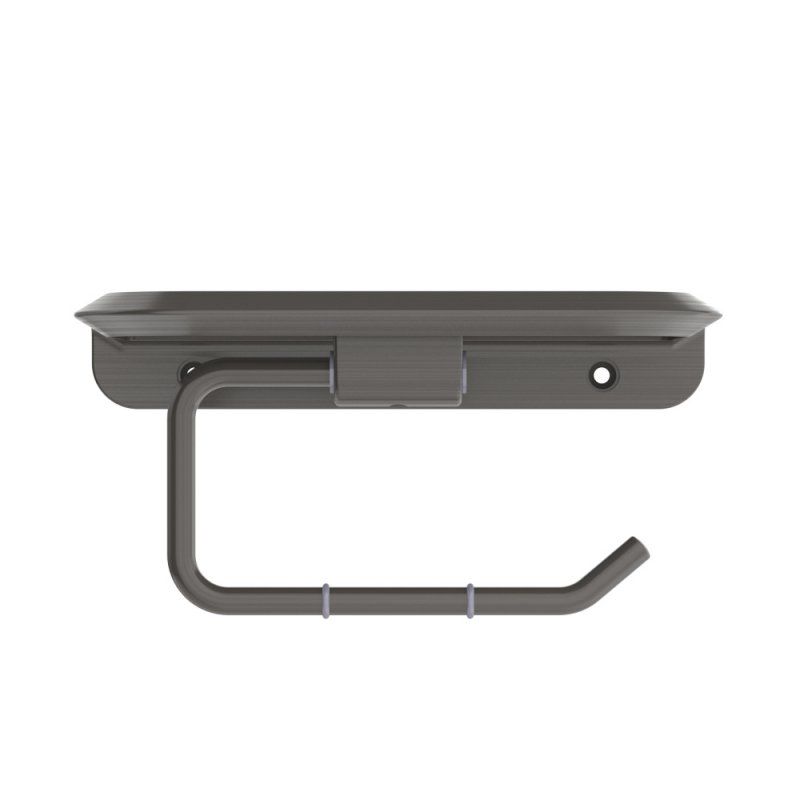 LINER-PHM-01 Держатель для туалетной бумаги с полочкой, исполнение хром, артикул LINER-PHM-01