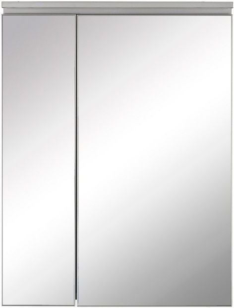 Зеркало-шкаф De Aqua 70 серебро