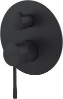 Смеситель для душа Allen Brau Priority 4.0 5.31C11-31 (с внутренней частью, 2 выхода) черный матовый