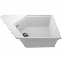 Кухонная мойка KitKraken River White 77 Белая Кухонная мойка KitKraken River White 77 Белая