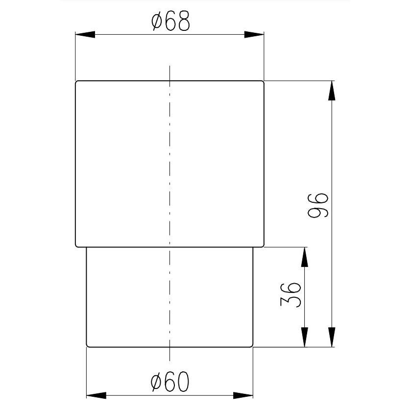 Стакан для ванной комнаты Rav Slezak SKL001, белый