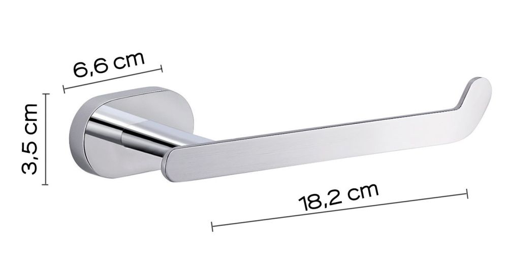 Gedy Bernina, бумагодержатель, цвет хром