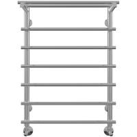 Водяной полотенцесушитель Terminus Ватра П7 500x696 4670030723888 с полкой Хром