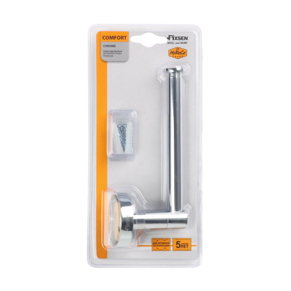 Держатель для туалетной бумаги FIXSEN COMFORT CHROME FX-85010A, хром, артикул FX-85010A