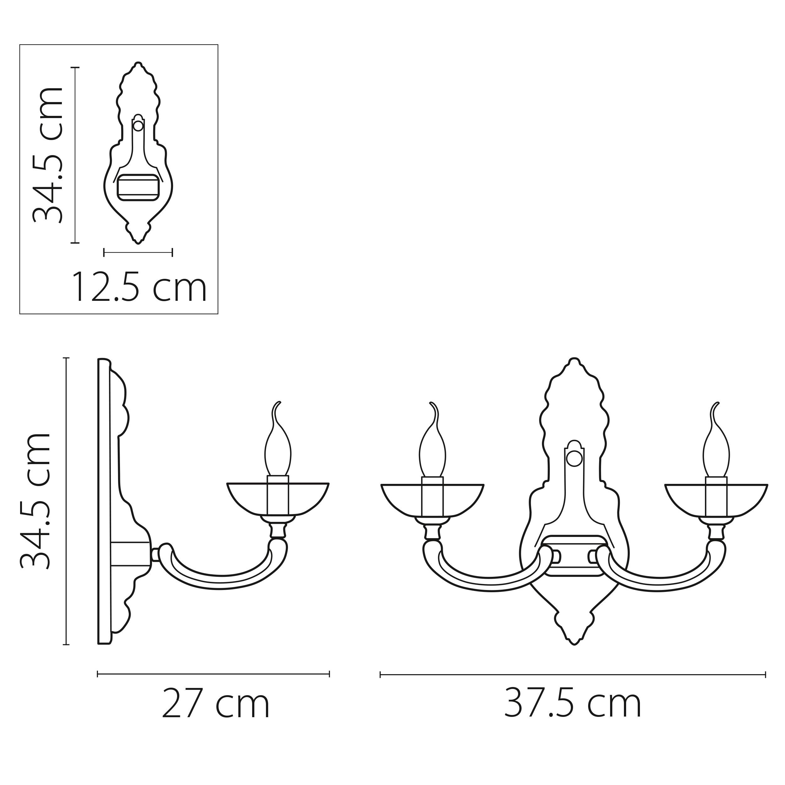 Бра Barcato Lightstar Premium 697622 Бра Barcato Lightstar Premium 697622