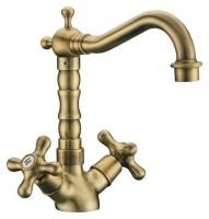 Смеситель для раковины CEZARES retro-2 бронза Opadiris