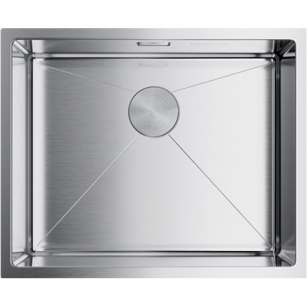 Мойка, OMOIKIRI, TAKI, ширина, мм-540, глубина, мм-440, высота, мм-200, тип установки-встраиваемый, отверстия для смесителя-отсутствуют, с переливом, сифон, донный клапан и декоративный корзинчатый элемент в комплекте, автоматический донный клапан-приобре