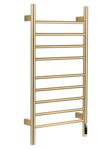 Полотенцесушитель электрический WONZON & WOGHAND BONN, Брашированное золото (WW-AL409-BG)