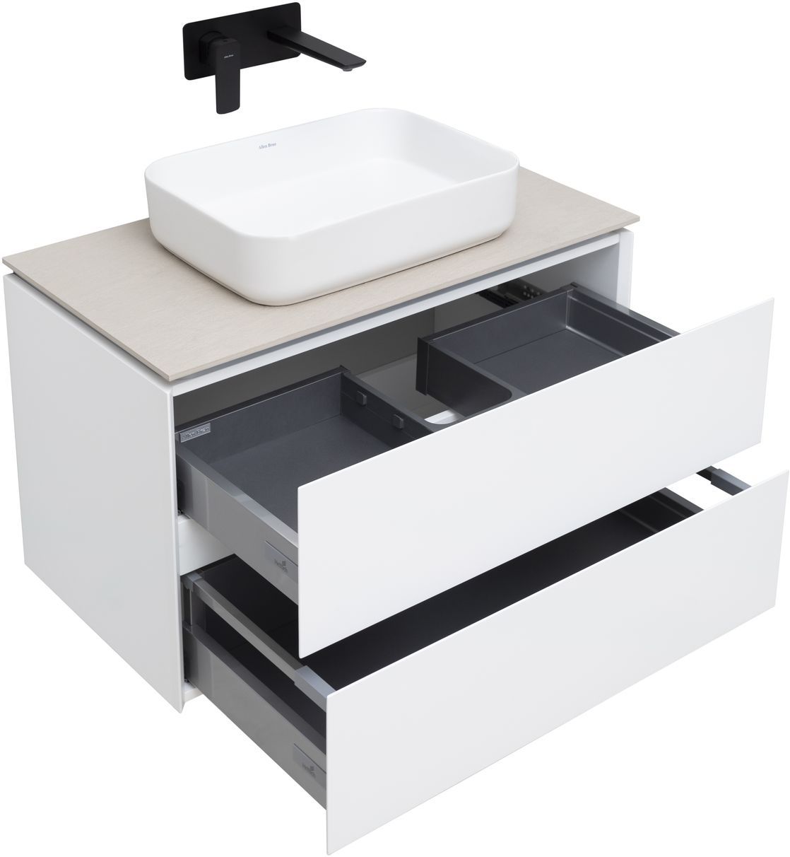 Тумба под раковину Allen Brau Infinity 85 1.21001.WM белый матовый