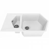 Кухонная мойка KitKraken Pond White 85 Белая