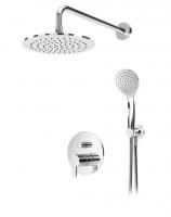Душевая система с переключателем для верхнего и ручного душа CEZARES LEAF-DSIP