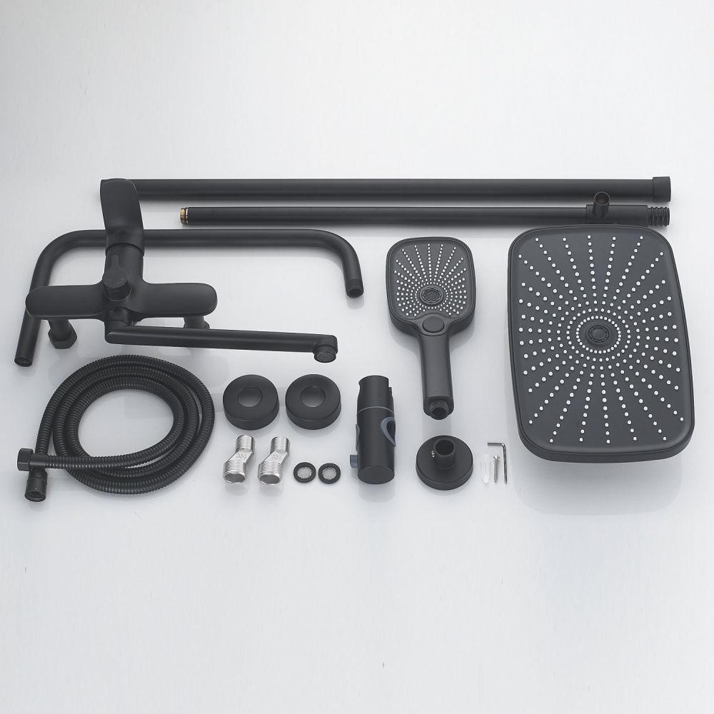 Душевая система Raffine F3685H, черный, артикул F3685H