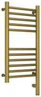 Полотенцесушитель электрический "БОГЕМА 3.0" прямая 600х300 / МЭМ правый (Состаренная латунь)