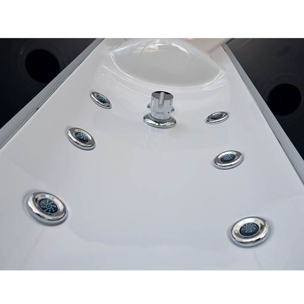 Душевая кабина Royal Bath BP 120х80 RB8120BP3-BT-CH-R с гидромассажем профиль Хром задняя стенка Черная Душевая кабина Royal Bath BP 120х80 RB8120BP3-BT-CH-R с гидромассажем профиль Хром задняя стенка Черная