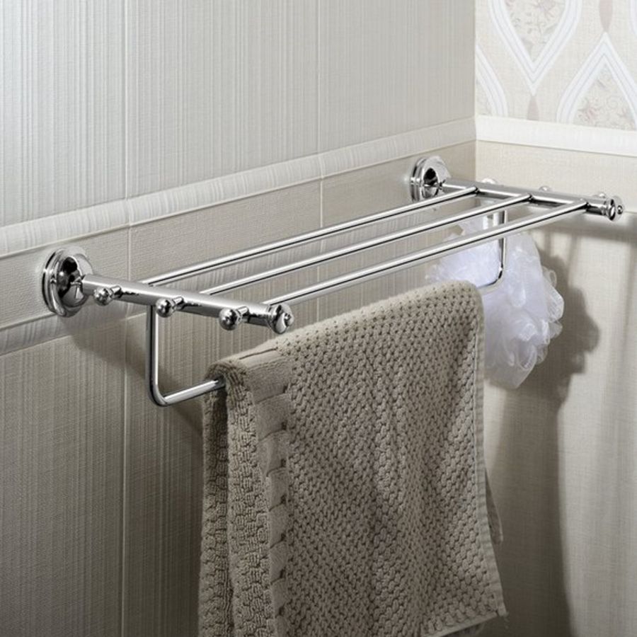 Полка ASTOR металлическая для полотенец, 670мм, хром, Sapho, артикул 1325-14